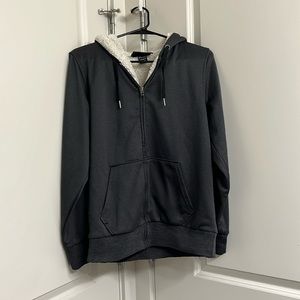 Sherpa lined hoodie